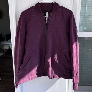 Lululemon purple zip up